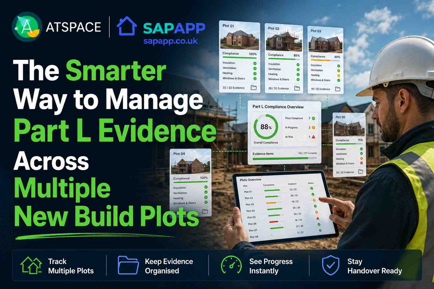 The Smarter Way to Manage Part L Evidence Across Multiple New Build Plots