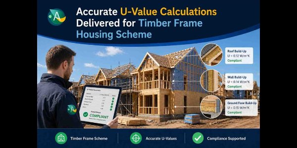 Accurate U-Value Calculations Delivered for Timber Frame Housing Scheme