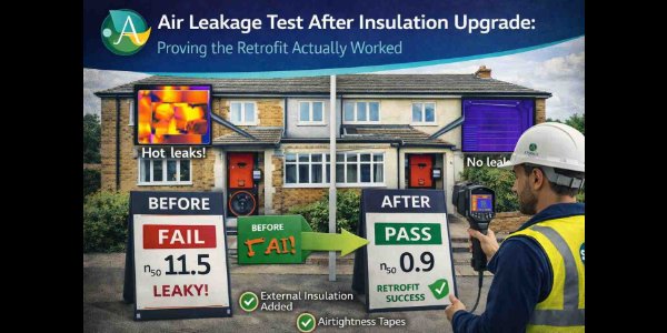 Air Leakage Test After Insulation Upgrade: Proving the Retrofit Actually Worked