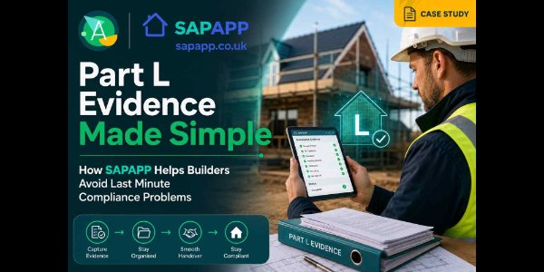 Part L Evidence Made Simple: How SAPAPP Helps Builders Avoid Last Minute Compliance Problems