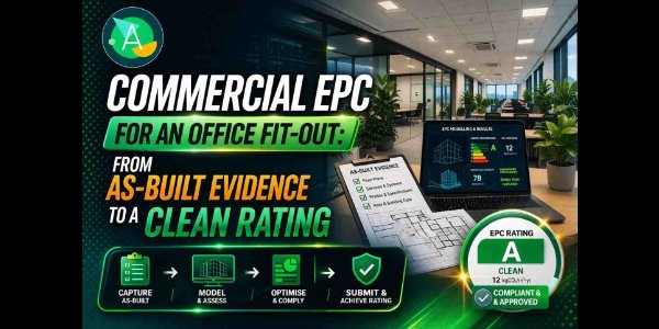 Commercial EPC for an Office Fit-Out: From As-Built Evidence to a Clean Rating
