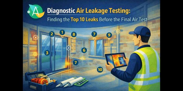 Diagnostic Air Leakage Testing: Finding the Top 10 Leaks Before the Final Air Test