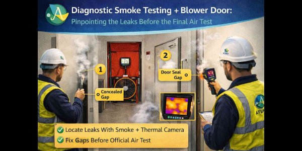 Diagnostic Smoke Testing + Blower Door: Pinpointing the Leaks Before the Final Air Test