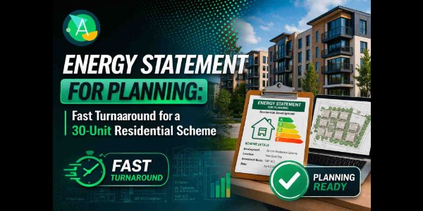 Energy Statement for Planning: Fast Turnaround for a 30-Unit Residential Scheme