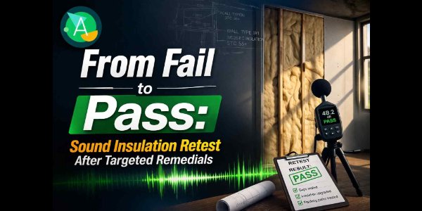 From Fail to Pass: Sound Insulation Retest After Targeted Remedials