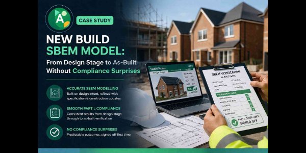 New Build SBEM Model: From Design Stage to As-Built Without Compliance Surprises
