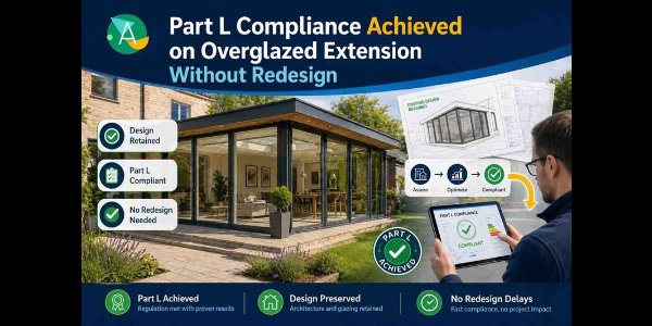 Part L Compliance Achieved on Overglazed Extension Without Redesign
