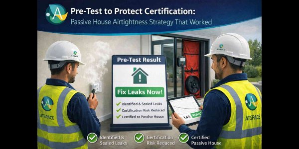 Pre-Test to Protect Certification: Passive House Airtightness Strategy That Worked