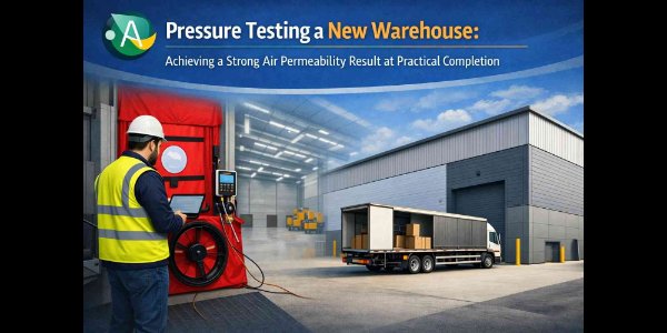 Pressure Testing a New Warehouse: Achieving a Strong Air Permeability Result at Practical Completion