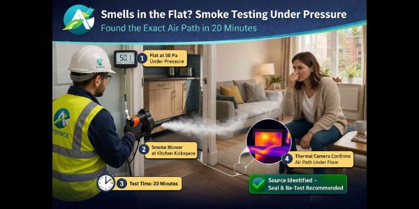 Smells in the Flat? Smoke Testing Under Pressure Found the Exact Air Path in 20 Minutes