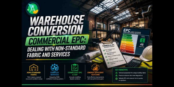 Warehouse Conversion Commercial EPC: Dealing With Non-Standard Fabric and Services