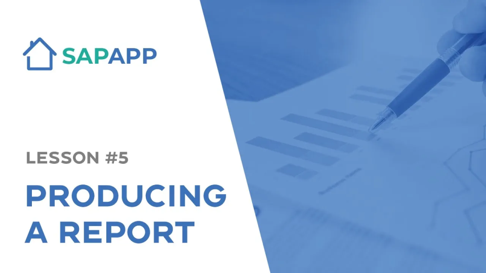 Producing a Report