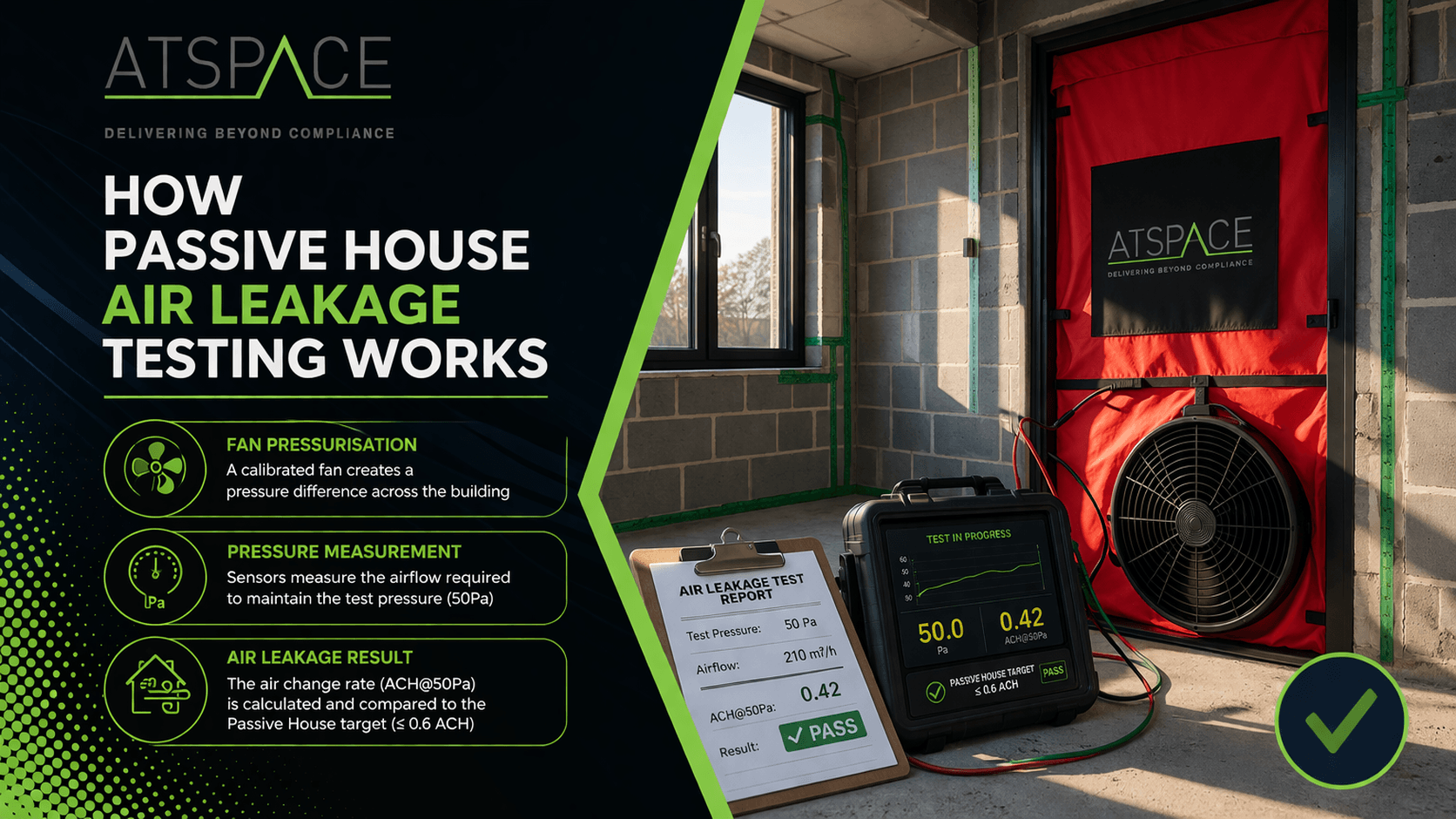 How Passive House Air Leakage Testing Works