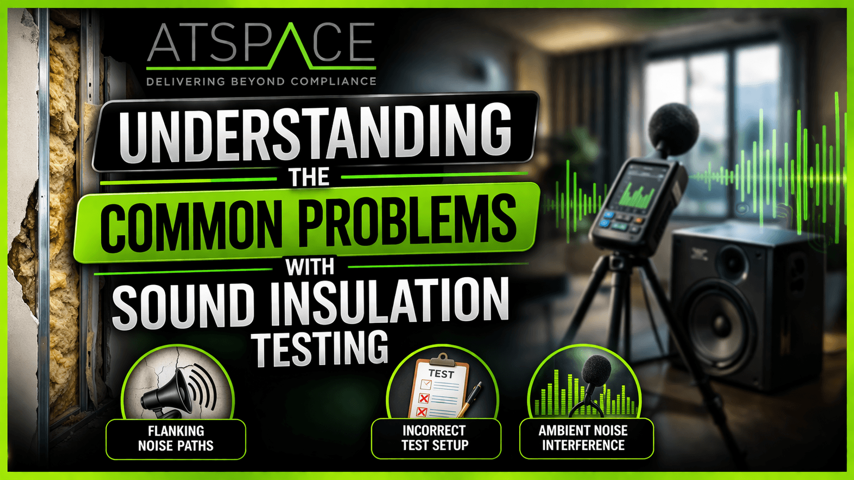 Understanding the Common Problems with Sound Insulation Testing